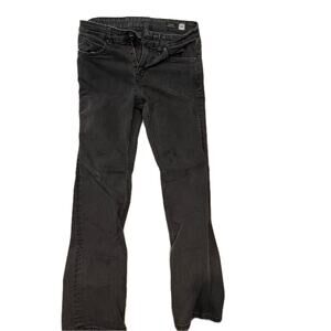 Volcom Solver Modern Straight Leg Black Jeans Mens 30x29